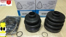Front Inner & Outer CV Axle Boot Kit for Chevy LUV Pickup w/ 4x4 1979-1982 EMPI
