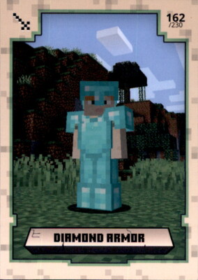 Minecraft Trading Cards 2021 - Nr. 162 Diamond Armor Item Basis Karte