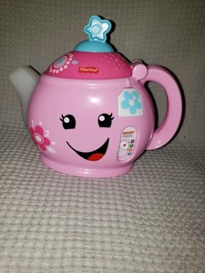 fisher price pink teapot