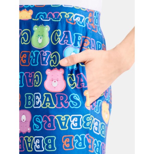 Care Bears Womens Logo Pajama Pants With Pockets XL 16-18 Blue - Picture 5 of 8
