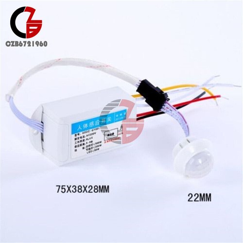 220V 110°/360° 50Hz Infrared Body Motion Sensor Switch Auto Detector Microwave - Picture 3 of 31