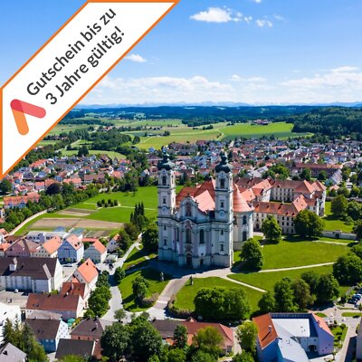 Kurzurlaub Ottobeuren Allgäu otto bed&breakfast 2 Personen 4 Tage Frühstück