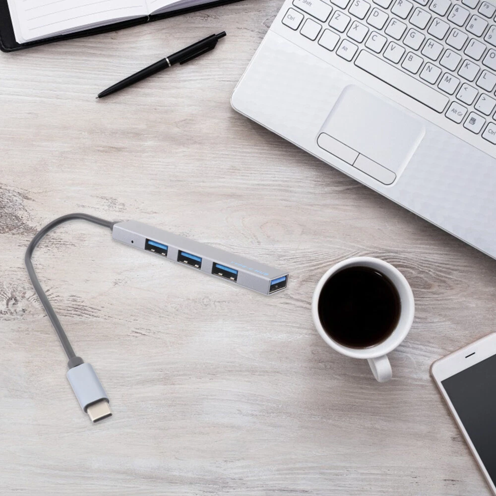 USB Splitter Hub with Fast Charging & Data Transfer for Multiple Devices