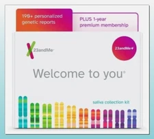 23andMe+ Premium Membership Bundle - DNA Kit with Personal Genetic Insights