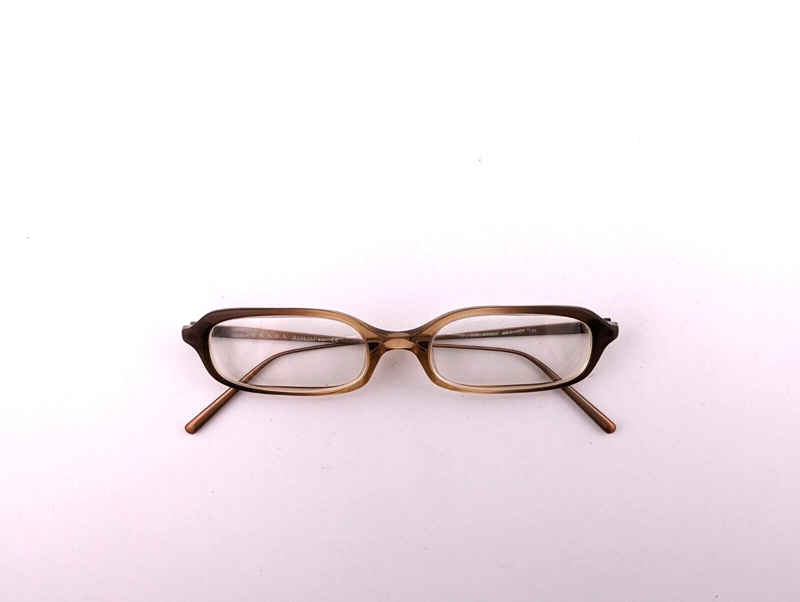 Prada Eyeglasses, Frames Only, VPR01E 2AV 1O1, 47 17 135, Plastic, Italy