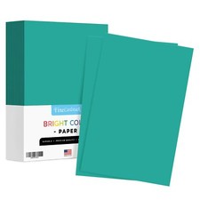 11 x 17" Teal Bright Colored Paper - Regular 24lb Paper - 500 Sheets