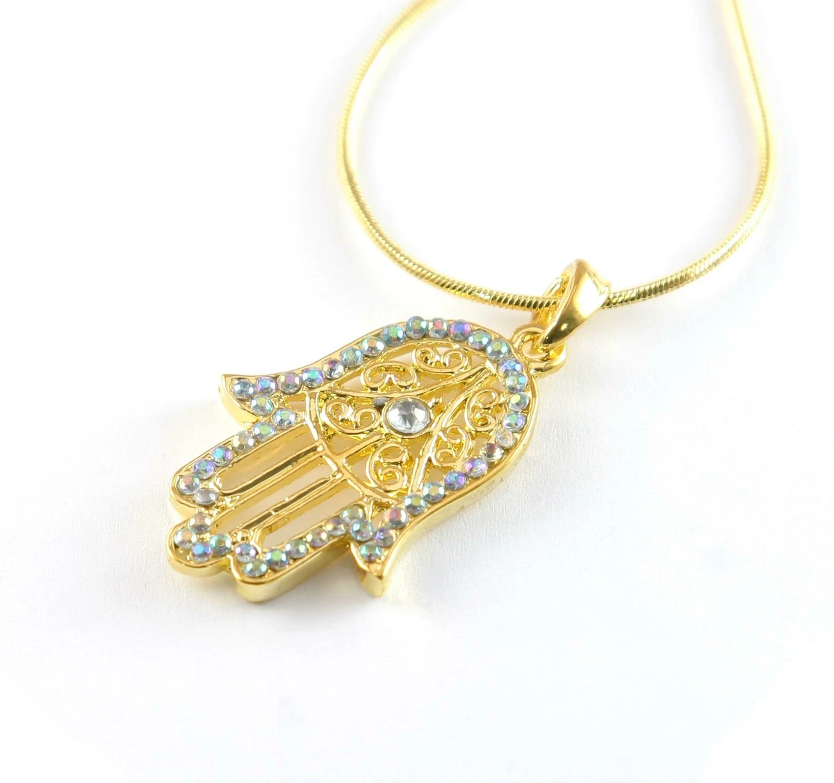 Protected Hamsa Necklace Hand of God Evil Eye Pendant glory Venus idea gift