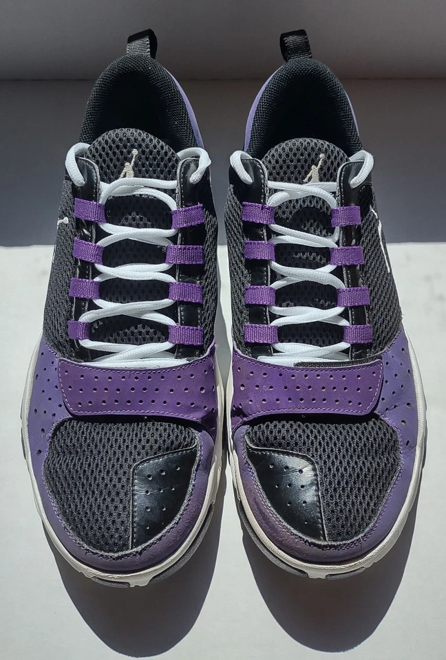 Nike Air Jordan Trunner Dominate 510819-003 Black, White, Purple Men’s US Sz 12 Foto 4 de 4