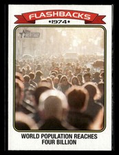 2023 Topps Heritage #NF-2 World Population News Flashbacks