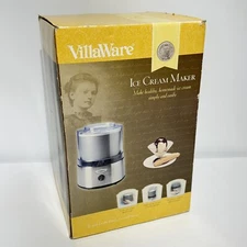 VillaWare Electric Ice Cream Maker 1 Quart 5100 NEW 2005