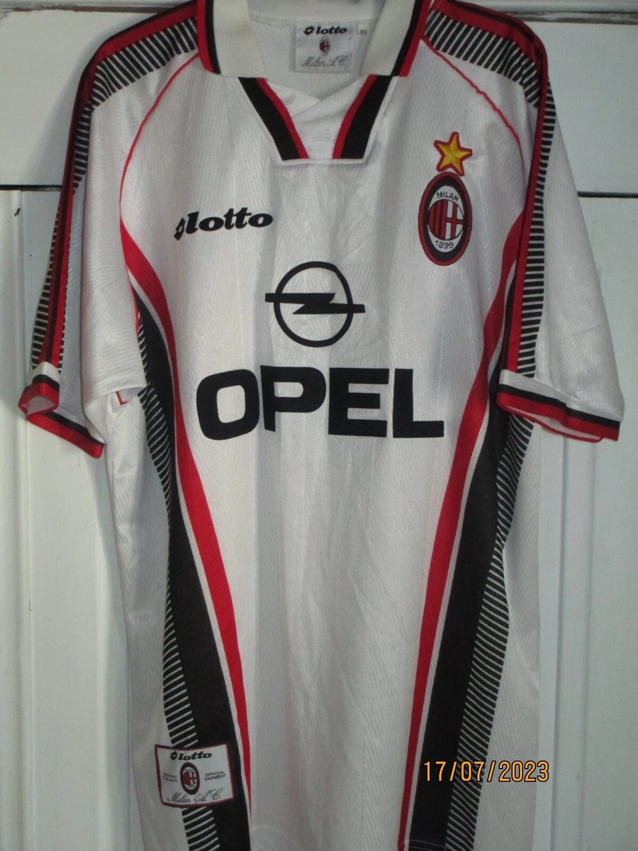 Écharpe AC Milan Vintage Années 90/2000 - Officiel - Multicolore - Pour Fans De Foot