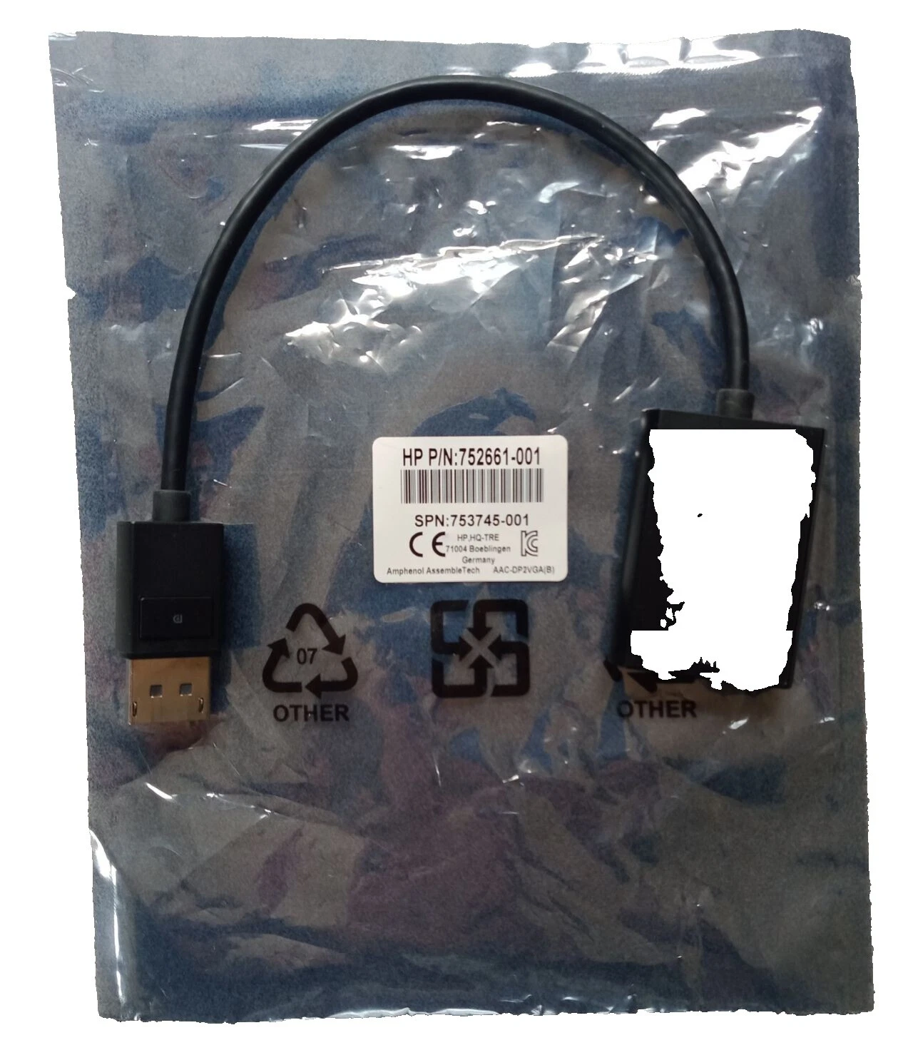 HP Mini DisplayPort Male Monitor/AV Cables & Adapters