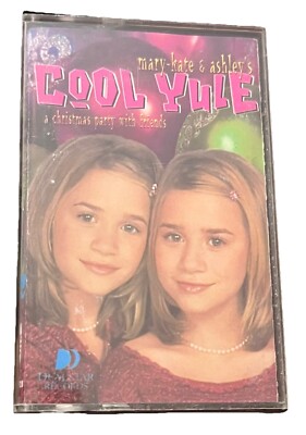 Vintage 1999 Mary-Kate & Ashley COOL YULE Christmas Music Cassette RARE & TESTED