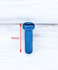ALTALINE BICYCLE ALLOY SPOKE NIPPLES/16MM 14G BLUE CUSTOM AMOUNT .