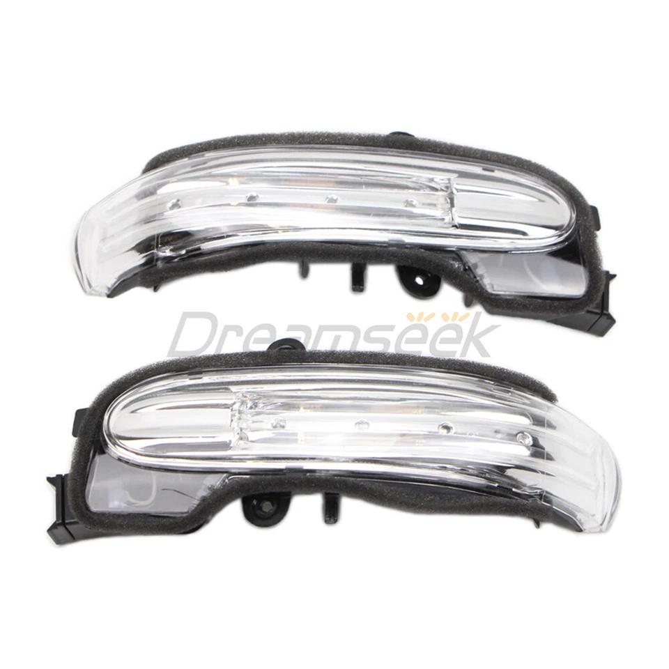 LED Side Rearview Mirror Turn Light for Mercedes-Benz C-Class W203 2001-07 Clear - Image 2 of 4