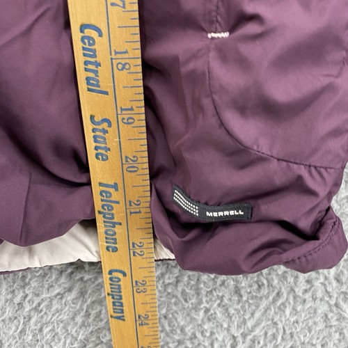 Merrell Women’s Medium Primaloft Jacket Plum Purple Insulated Full Zip Coat - Picture 4 of 8