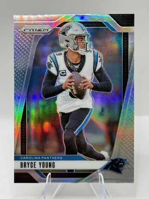 2024 Panini Prizm Bryce Young #37 Silver Prizm Panthers