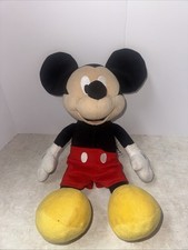 Vintage Disneyland Walt Disney World Mickey Mouse Plush Stuffed Animal 14"