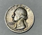 1946 S Washington Quarter Circulated 90% Silver coin