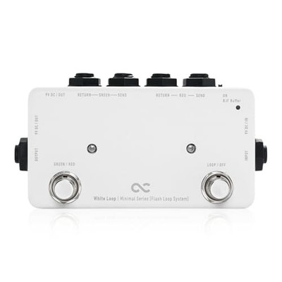 One Control White Loop Switcher Pedal BJF Buffer Minimal Series