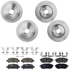 KIT-073024-9504 TRW Brake Disc and Pad Kits 4-Wheel Set Front & Rear for Legacy