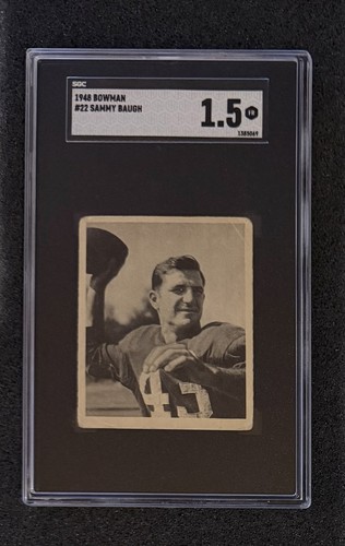 Sammy Baugh #22 1948 Bowman card