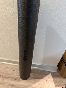 Fitness Gear Hard Foam Roller - Black - 35.5 x 5