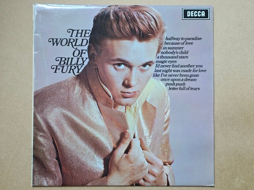 Billy Fury: "The World Of Billy Fury". Decca SPA 199. Stereo. 1971. 12" Vinyl LP