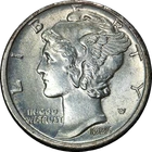 1926-D Mercury Dime Split Bands? Nice BU Nice Eye Appeal Nice Strike