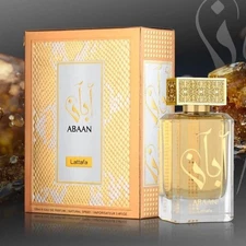 Lattafa Abaan Eau de Parfum 3.4 oz Spray for Women | Woody Citrus Oriental Scent