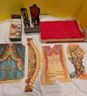 1964 Barbie & Ken Little Theatre Curtain Ballroom Arabian Nights Sets Bed Chair