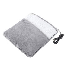 Winter Electric Foot Heating Pad Soft Washable Flannel Foot Warmer with Constant
