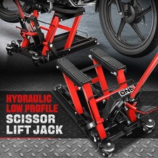 1500lbs. Hydraulic Atv Motorcycle Dirt Street Bike Scissor Lift Jack Hoist Stand