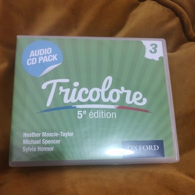 Tricolore 5e édition Audio CD Pack 3 Oxford French language course English 