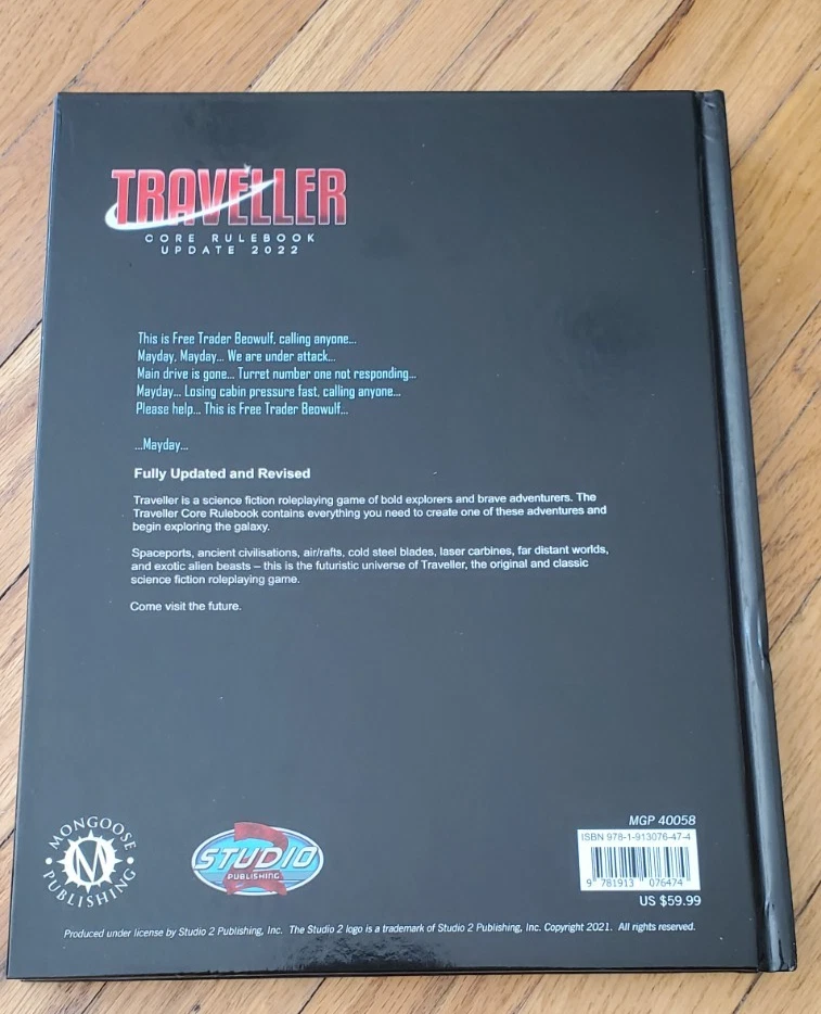 Mongoose Traveller RPG - Core Rulebook Update 2022 New - Image 3 of 4