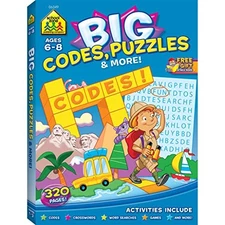 School Zone Big Codes, Puzzles & More ..., Zone, School