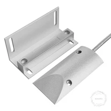 Magnetic Switch Alarm Sensor Overhead Garage Door Contacts with L Bracket