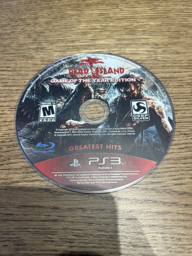 Dead Island Game Of The Year Edition Greatest Hits Ps3 CC18 - Picture 1 of 1