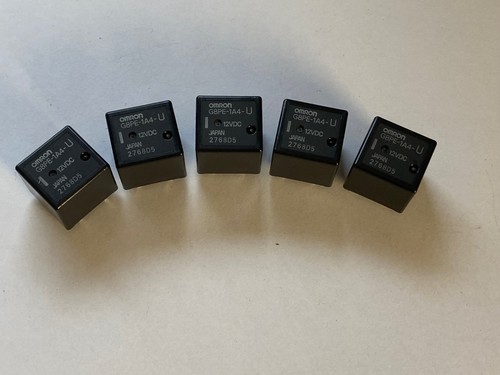 5 x OMRON G8PE-1A4-U 12VDC Elektromagnetisches Relais Industrie Konvolut