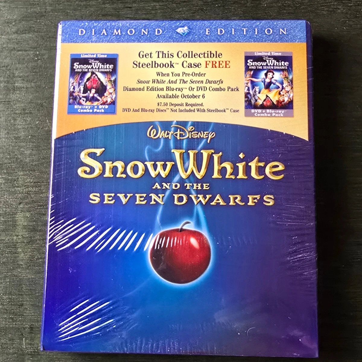 Steelbook Snow White and the Seven Dwarfs Blu-ray Discs for sale
