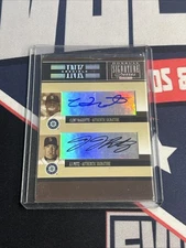 2005 Donruss Signature Series INKcredible Combos Clint Nageotte JJ Putz Auto