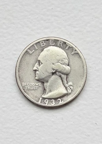 1932-D Washington Quarter - Fine - Key Date 25c Coin