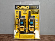 DEWALT DXFRS300 1 W 22 Channels Heavy-Duty Walkie Talkie 2 Pack New
