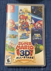 Super Mario All-Stars 3D Nintendo Switch Game Cartridge Used Working 3 In 1!