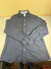 Brooks Brothers Men's Regent Blue Plaid Long Sleeve Button-Down Shirt Size Large