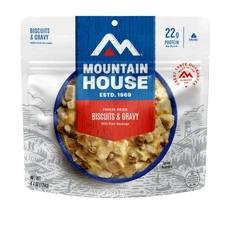 Mountain House Biscuits & Gravy, Freeze-Dried Camping & Backpacking Food, 2 Serv