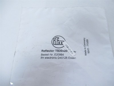 245456 New-No Box; IFM Efector TS30x220/E20994 Retro Reflective Sensor30mmX20mm