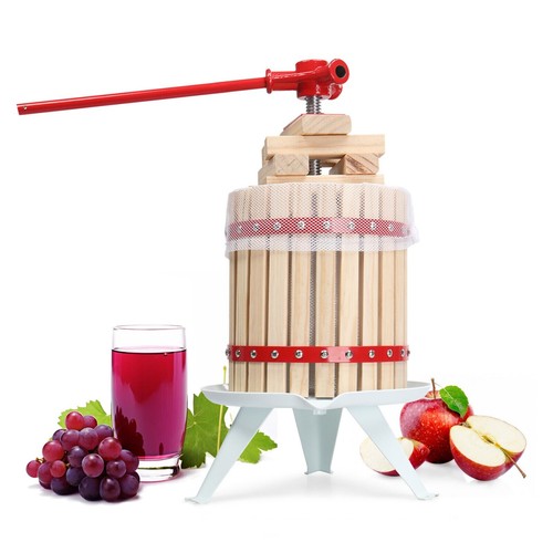 5 Gallon Fruit Wine Press 18 Liter Cider Apple Grape Crusher Manual Juice Maker - Picture 3 of 5