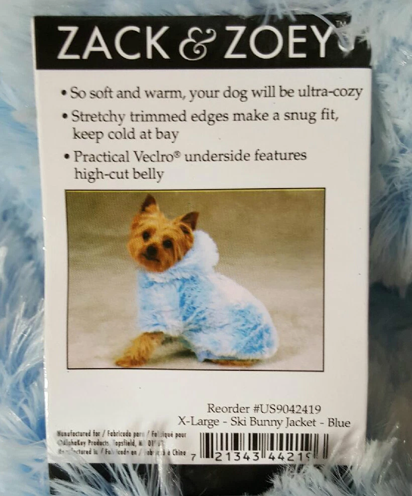 Zack and 2025 zoey dog jacket
