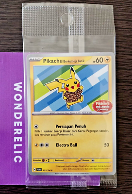 PIKACHU Berkemeja BATIK Promo 155/SV-P Staryu Design Sealed